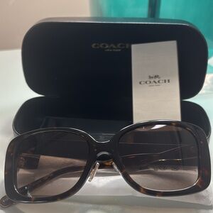 Coach 55mm Butterfly Sunglasses